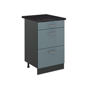 Vicco SPODNÍ SKŘÍŇKA KUCHYŇSKÉ LINKY R-Line, Modrošedá/Antracit, 50 cm pracovná doska antracitová obraz