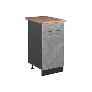 Vicco SPODNÍ SKŘÍŇKA KUCHYŇSKÉ LINKY R-Line, Beton/Antracit, 40 cm pracovná doska Dub Goldkraft obraz
