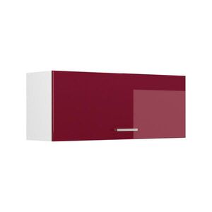 Vicco VĚŠÁK NA STĚNU R-Line, Červená vysoký lesk/Bílá, 100 cm Plochý obraz