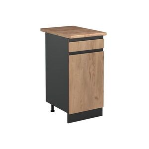 Vicco SPODNÍ SKŘÍŇKA KUCHYŇSKÉ LINKY R-Line, Zlatý mocný dub/Antracit, 40 cm pracovná doska Dub Goldkraft obraz