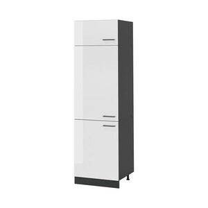 Vicco VYSOKÁ SKŘÍŇ R-Line, Bílá vysoký lesk/Antracit, 60 cm obraz
