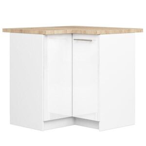RAUMHIRSCH FURNITURE SPODNÍ SKŘÍŇ Bílá, bílá lesklá 85/90/46 obraz