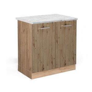 Vicco SKŘÍŇKA POD DŘEZ R-Line Řemeslný dub 80 cm PD Mramor obraz