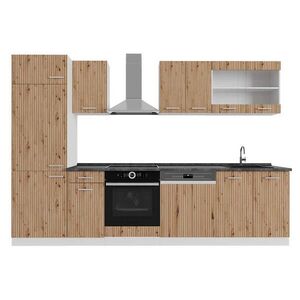 Vicco KUCHYŇSKÝ KOUT R-Line Dub řemeslný/bílý 300 cm , PD Antracit obraz