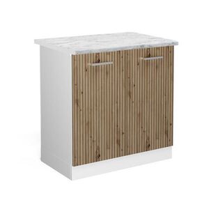 Vicco SKŘÍŇKA POD DŘEZ R-Line Řemeslný dub 80 cm , PD Mramor obraz