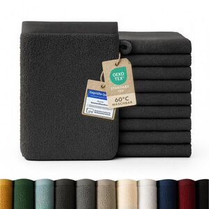 Blumtal ŽÍNKA sada 10 ks, 10x žínka 15/20 cm, tmavě šedá obraz