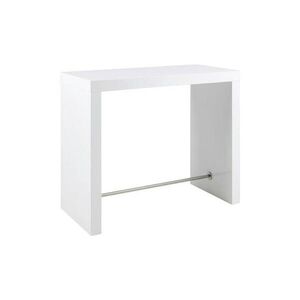 MID.YOU JÍDELNÍ STŮL, vysoce lesklá bílá, 130/60/105 cm obraz