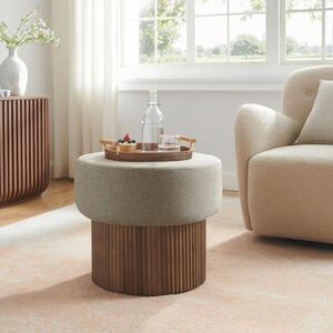 Livetastic TABURET, textil, kompozitní dřevo, 50/43/50 cm obraz