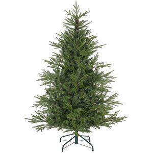 HOMCOM UMĚLÝ vánoční stromek, 150 cm vánoční stromek s 1724 větvičkami, kovový stojan obraz