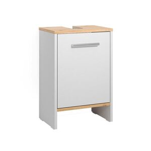 Vicco ZÁKLADNÍ SKŘÍŇKA POD UMYVADLO Karli Bílý/zlatý dub 38.2 x 57 cm s dveřmi obraz