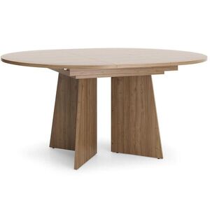 Beautysofa JÍDELNÍ STŮL Aurora 120–160 cm, rozkládací, do jídelny, ořech obraz