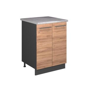 Vicco SKŘÍŇKA POD DŘEZ Fame-Line, Zlatý mocný dub/Antracit, 60 cm obraz