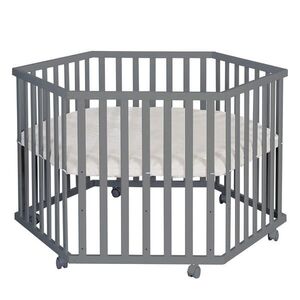 Roba OHRÁDKA 6-hranná Greyish gesteppt obraz