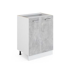Vicco UNIVERZÁLNÍ ZÁKLADNÍ JEDNOTKA R-Line Beton 60 cm s dvířky, bez pracovní desky obraz
