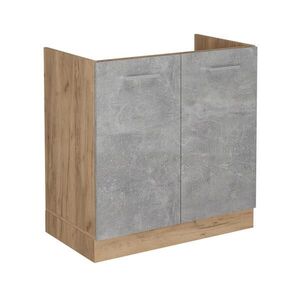 Vicco SKŘÍŇKA POD DŘEZ R-Line Beton 80 cm bez pracovní desky obraz