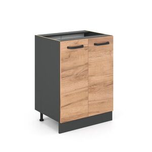 Vicco SPODNÍ SKŘÍŇKA KUCHYŇSKÉ LINKY R-Line Zlatý mocný dub 60 cm bez pracovní desky obraz