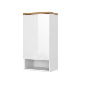 Vicco SKŘÍŇKA DO KOUPELNY Eden Bílá vysoký lesk 40 x 77.5 cm se 4 přihrádkami obraz