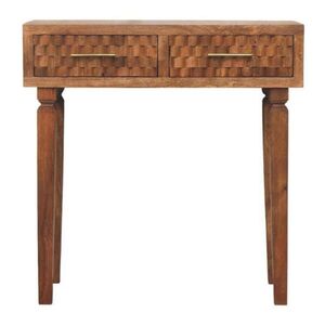 Artisan Furniture KOMODA Stella, 2 nad 3 zásuvkami, severské nohy, hnědá obraz
