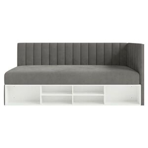 Selsey POSTEL PRO MLÁDEŽ Ventrio tmavě šedá sametový potah Easy-Clean 90x200 cm obraz