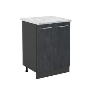 Vicco SPODNÍ SKŘÍŇKA KUCHYŇSKÉ LINKY R-Line Černý beton 60 cm PD Mramor obraz
