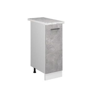 Vicco UNIVERZÁLNÍ ZÁKLADNÍ JEDNOTKA R-Line Beton 30 cm s dvířky, s pracovní deskou obraz
