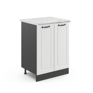 Vicco SPODNÍ SKŘÍŇKA KUCHYŇSKÉ LINKY R-Line Bílý venkovský dům 60 cm , PD Mramor obraz