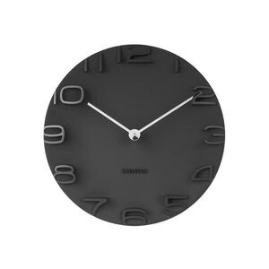 Karlsson NÁSTĚNNÉ HODINY černá 42/42/5 cm obraz