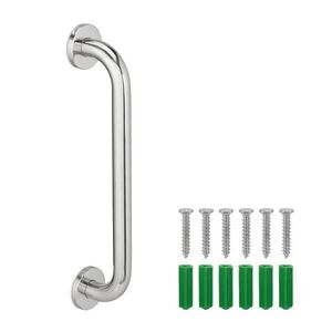 Relaxdays MADLO stříbrné nerez 40 cm do 200 kg obraz