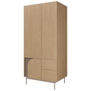 Beautysofa SKŘÍŇ S OTOČNÝMI DVEŘMI Camel se 3 otočnými dveřmi a 2 zásuvkami, 90 cm, jarní dub + Toffee obraz