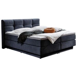 Carryhome POSTEL BOXSPRING, 160/200 cm, modrá obraz