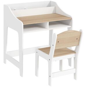 AIYAPLAY DĚTSKÁ psací souprava, 2dílná sada, MDF, přírodní dřevo obraz