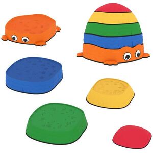 AIYAPLAY BALANČÍ KAMENY pro děti, protiskluzové kameny na balancování a skládání obraz