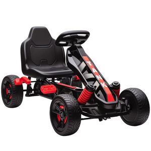 AIYAPLAY GOKART TRETAUTO s ruční brzdou, automatickým spojkovým systémem, koly z EVA obraz