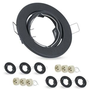 Nettlife ZAPUŠTĚNÉ bodové svítidlo Aixi II 9/9/3 cm (sada 6 ks) obraz