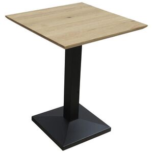 Linea Natura JÍDELNÍ STŮL, dub, černá, barvy dubu, 60/60/75 cm obraz