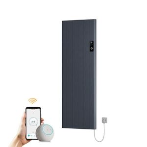 EMKE ELEKTRICKÝ nástěnný konvektor, 160 x 54, 5 cm, 2000 W, s LCD displejem a ovládáním přes aplikaci, antracit obraz