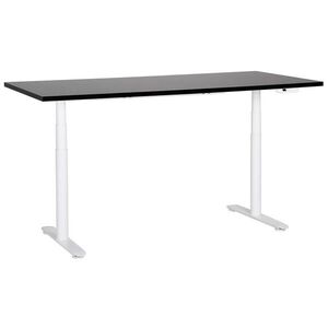 Beliani PSACÍ STŮL černobílý 180/80 cm elektrický výškově nastavitelný Destin IV obraz