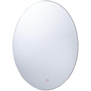 Beliani KOUPELNOVÉ ZRCADLO s LED osvětlením oválné 60/80 cm Mazille obraz