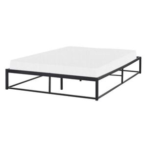 Beliani POSTEL s roštem 140/200 cm Černá Viry obraz