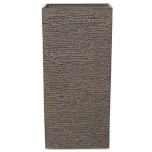 Beliani KVĚTINÁČ tmavě hnědý čtvercový 40/40/81 cm Gaza obraz