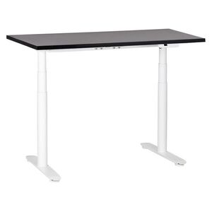 Beliani PSACÍ STŮL černobílý 120/72 cm elektrický výškově nastavitelný Destin IV obraz