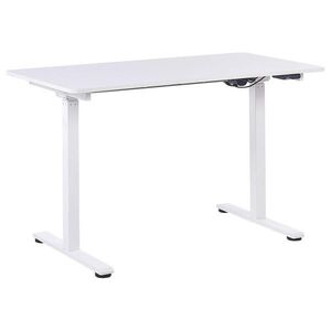 Beliani PSACÍ STŮL bílý 120/60/72-122 cm Grifton obraz