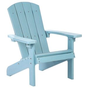 Beliani DĚTSKÉ KŘESLO Modré Adirondack obraz