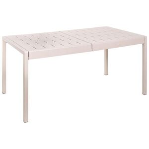 Beliani ZAHRADNÍ STŮL 154/84 cm Béžový Bartica obraz