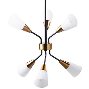 Beliani ZÁVĚSNÉ SVÍTIDLO Aroyo 43/43/133 cm obraz