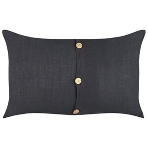 Beliani DEKORATIVNÍ POLŠTÁŘ sada 2 ks Černý 30/50 cm Banori obraz