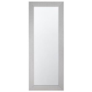 Beliani NÁSTĚNNÉ ZRCADLO stříbrné obdélníkové 50/130 cm Derval obraz