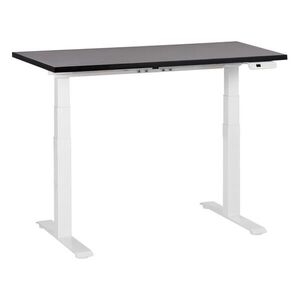 Beliani PSACÍ STŮL černobílý 120/72 cm elektrický výškově nastavitelný Destin III obraz