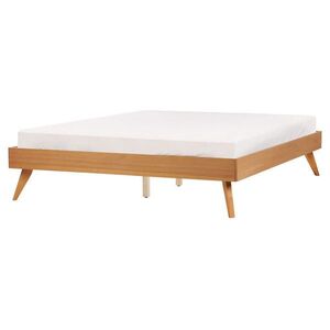 Beliani POSTEL 160/200 cm Světle hnědá Berric obraz