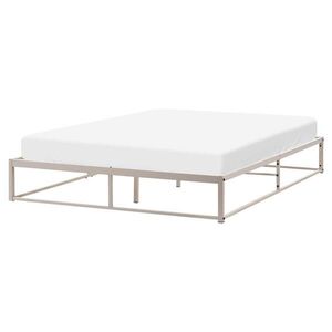 Beliani POSTEL bez čela 160/200 cm Železo Světle béžová Viry obraz